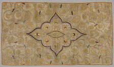 Embroidered Cover (?), 1700s - 1800s. Creator: Unknown