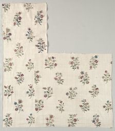 Embroidered Cover, 1700s. Creator: Unknown
