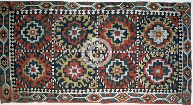 Embroidered cover, Caucasus, 18th century. Artist: Unknown