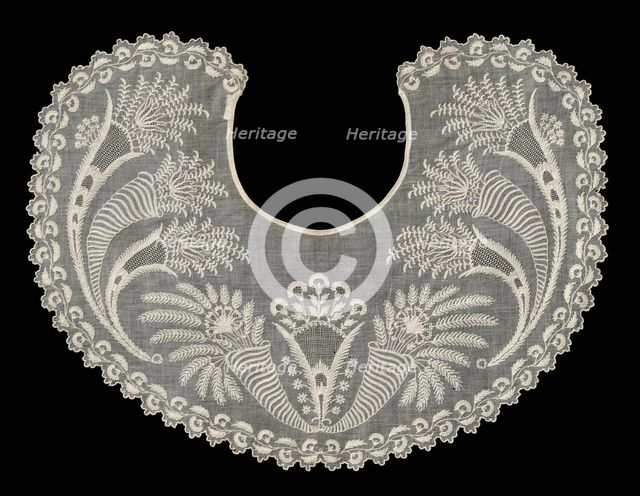 Embroidered Collar, 1810-1840. Creator: Unknown.