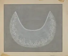 Embroidered Collar, c. 1936. Creator: Marie Famularo
