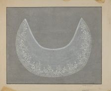 Embroidered Collar, c. 1936. Creator: Marie Famularo