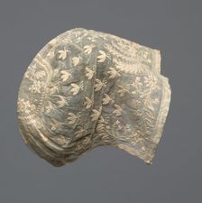 Embroidered Cap, c. 1836. Creator: Unknown