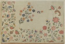 Embroidered Christening Blanket, c. 1937. Creator: Phyllis Dorr