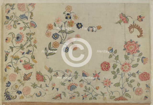 Embroidered Christening Blanket, c. 1937. Creator: Phyllis Dorr.