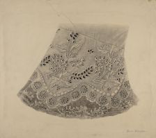 Embroidered Cuff, c. 1937. Creator: Erwin Schwabe