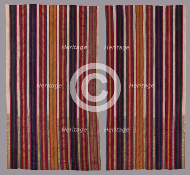 Embroidered Curtain, 17th-18th century. Creator: Unknown.