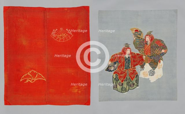 Embroidered and Resist-Dyed Fabric, late 1800s-early 1900s. Creator: Unknown.