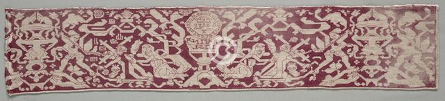 Embroidered Border, 1500s-1600s. Creator: Unknown.