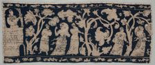 Embroidered Border, 1500s-1600s. Creator: Unknown