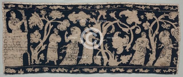 Embroidered Border, 1500s-1600s. Creator: Unknown.