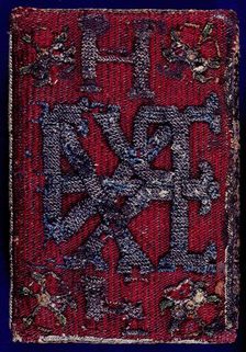 Embroidered back cover of prayer book, 1545. Creator: Unknown