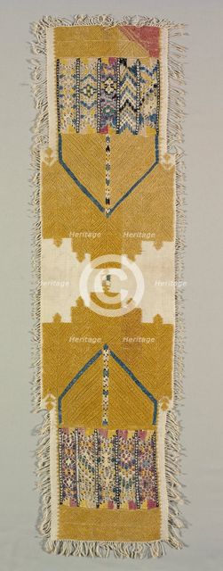 Embroidered Band for Curtain, 1800s. Creator: Unknown.