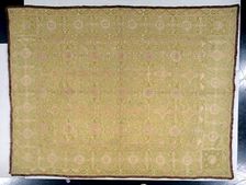 Embroidered Bedspread, 17th-18th century. Creator: Unknown