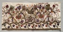 Embroidered Fragment, 1700s. Creator: Unknown
