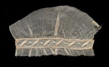 Embroidered Fragment, 1833-1868. Creator: Unknown