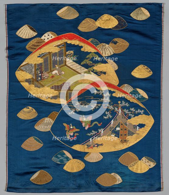 Embroidered Fukusa, late 1800s-early 1900s. Creator: Unknown.