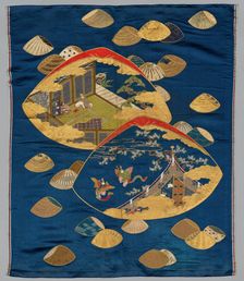 Embroidered Fukusa, late 1800s-early 1900s. Creator: Unknown