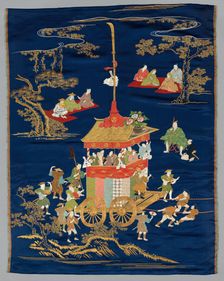 Embroidered Fukusa, late 1800s-early 1900s. Creator: Unknown