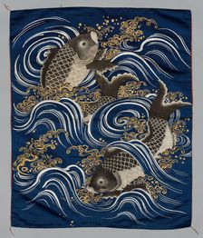 Embroidered Fukusa, late 1800s-early 1900s. Creator: Unknown