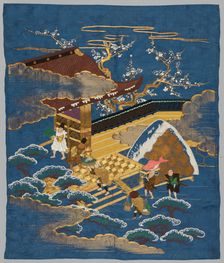 Embroidered Fukusa, late 1800s-early 1900s. Creator: Unknown