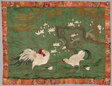 Embroidered Fukusa, late 1800s-early 1900s. Creator: Unknown