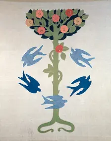 Embroidered Hanging 1896. Artist: Godfrey Blount