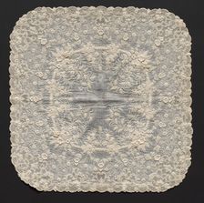 Embroidered Handkerchief, early 19th century. Creator: Unknown