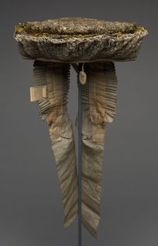 Embroidered Headdress (Called "Triesische"), 1700s. Creator: Unknown