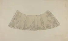 Embroidered Lace Collar, c. 1938. Creator: Frank Nelson