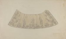 Embroidered Lace Collar, c. 1938. Creator: Frank Nelson