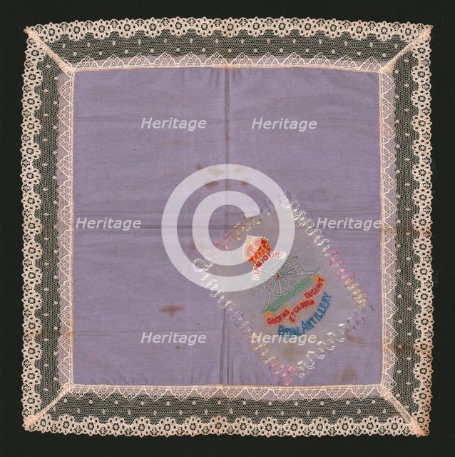 Embroidered  Lace Handkerchief. Artist: Unknown.