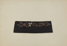 Embroidered Leather, c. 1938. Creator: Donald Williams