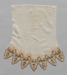 Embroidered Sleeve, 19th century. Creator: Unknown