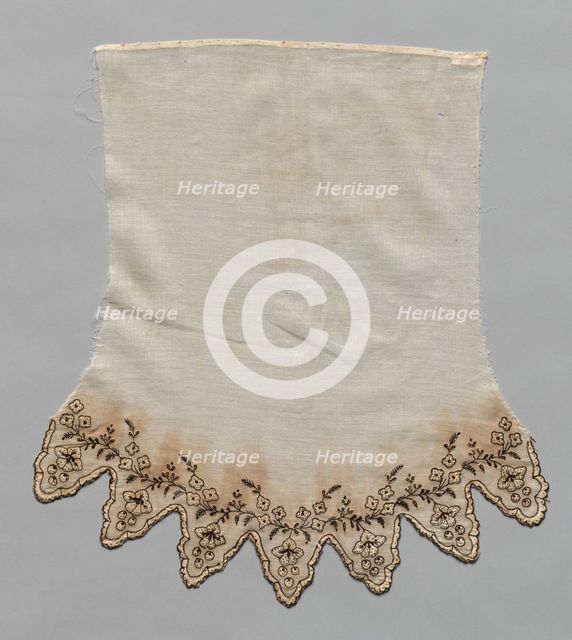 Embroidered Sleeve, 19th century. Creator: Unknown.