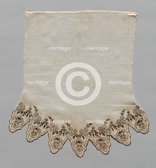 Embroidered Sleeve, 19th century. Creator: Unknown.