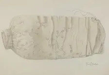 Embroidered sleeve, c. 1938. Creator: Frank Nelson