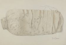 Embroidered sleeve, c. 1938. Creator: Frank Nelson