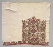 Embroidered Sleeves, 18th-19th century. Creator: Unknown