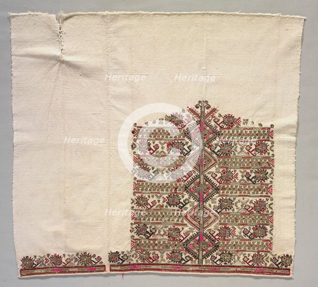 Embroidered Sleeves, 18th-19th century. Creator: Unknown.