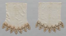 Embroidered Sleeves, 19th century. Creator: Unknown