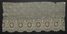 Embroidered Square, 19th century. Creator: Unknown