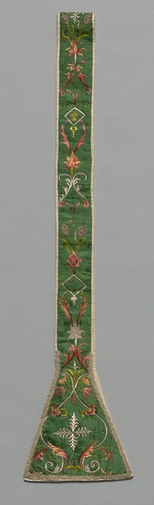 Embroidered Stola, 1700s. Creator: Unknown