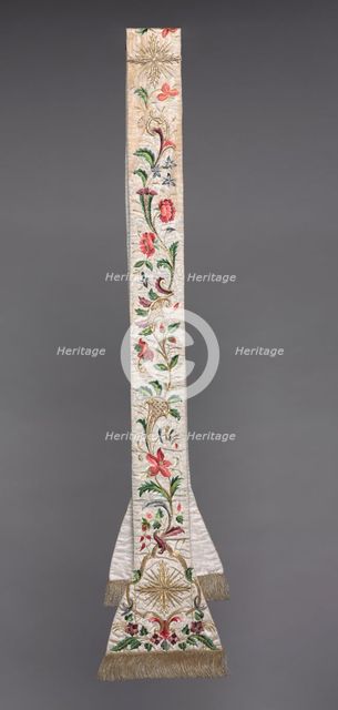 Embroidered Stola, 1700s. Creator: Unknown.