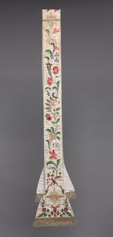 Embroidered Stola, 1700s. Creator: Unknown