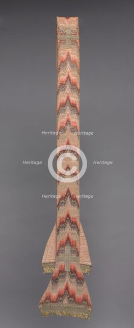 Embroidered Stole, 1800s. Creator: Unknown.