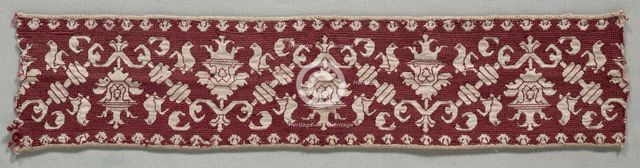 Embroidered Strip, 1500s. Creator: Unknown.
