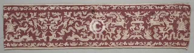 Embroidered Strip, 1500s. Creator: Unknown.