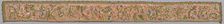 Embroidered Strip, 1700s. Creator: Unknown