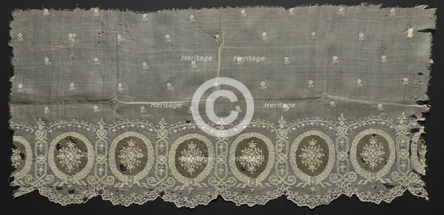 Embroidered Strip, 19th century. Creator: Unknown.